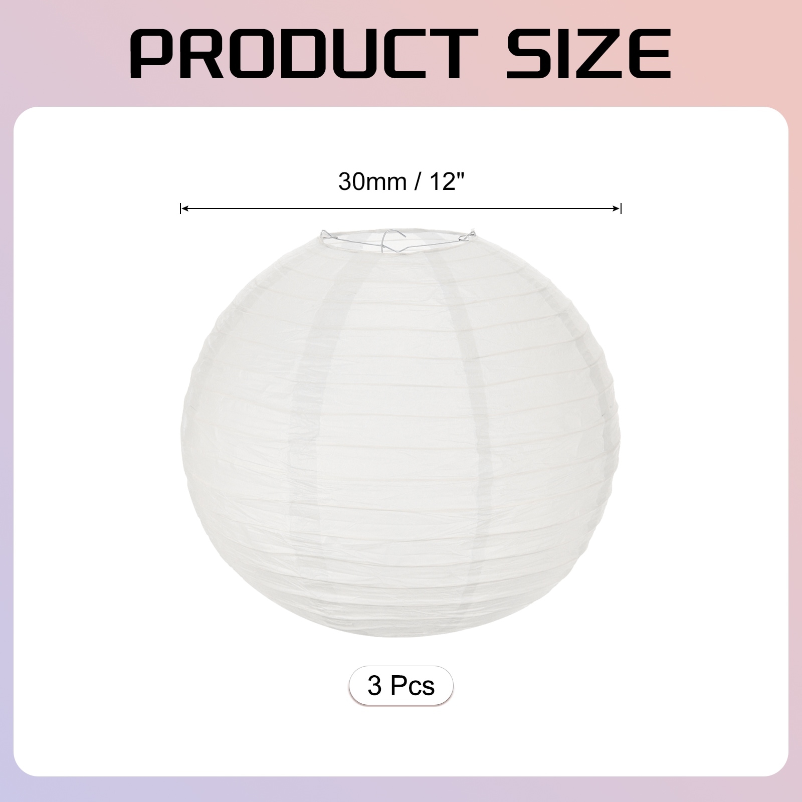 Paper Lanterns Decorative, Round Hanging Ball Lantern Chinese Lanterns for Home Decor, Birthdays, Wedding,Christmas Party