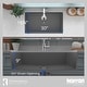 preview thumbnail 52 of 52, Karran Undermount 32.5 in. Large Single Bowl Quartz Kitchen Sink Kit