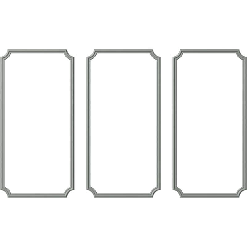 Seville Panel Moulding Kit - 31"W x 62"H - Triple Pack