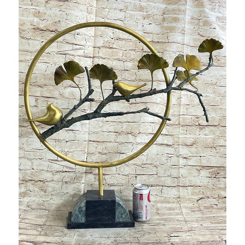 Limited Edition Hot Cast Two Love Bird Bronze Sculpture Anniversary Gift Statue