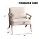 preview thumbnail 112 of 142, Aston Modern Solid wood Accent Chair for Living Room