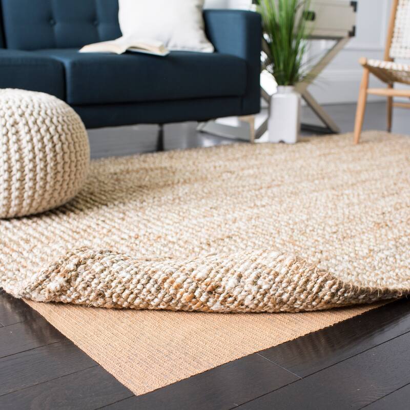 SAFAVIEH Ultra Rug Pad 1/8" with Open Weave Pattern - Slip Resistant & Trim-to-Fit - Beige