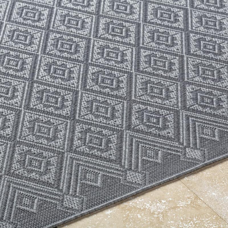 Livabliss Sandra Farmhouse Outdoor Area Rug