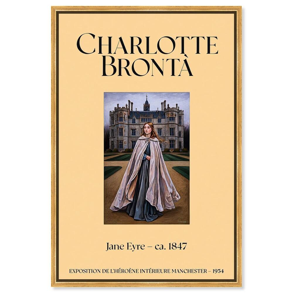 Protagonist of Jane Eyre Canvas by Art Remedy