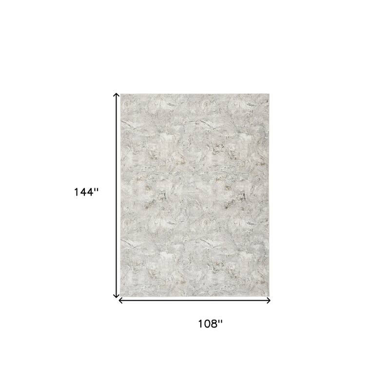 HomeRoots Abstract Modern Rectangle Area Rug - 144.00 in. x 108.00 in. x 0.39 in.