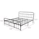 Alazyhome Simple Vintage Metal Platform Bed Frame, Easy-Assembly