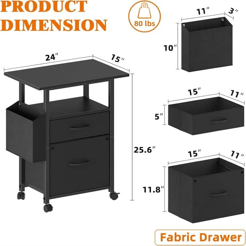 2 Drawer File Cabinet