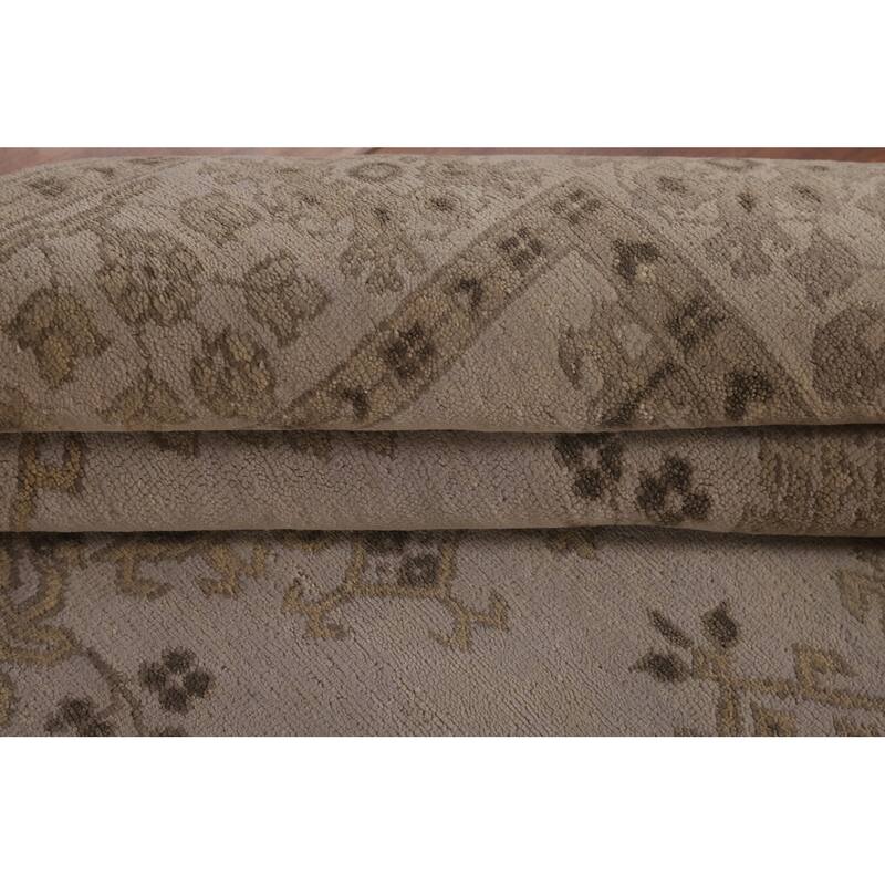 Earth Tone Oushak Oriental Area Rug Handmade Living Room Wool Carpet - 6'0"x 9'0"