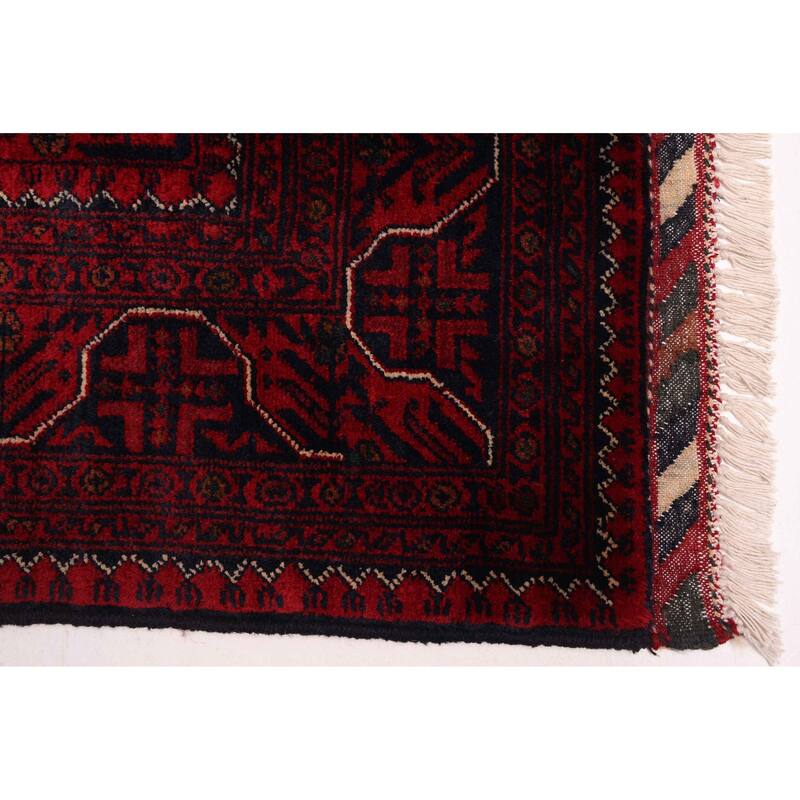 ECARPETGALLERY Hand-knotted Finest Khal Mohammadi Red Wool Rug - 6'7 x 9'9