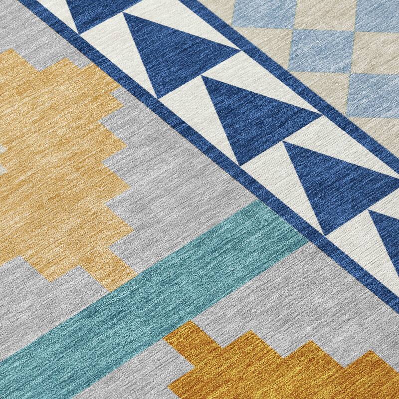 Machine Washable Indoor/ Outdoor Global Pima Chantille Rug