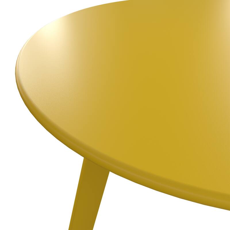 Clihome Round Outdoor Side Table End Table Coffee Table