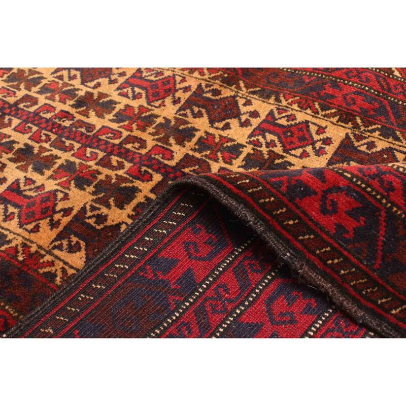 ECARPETGALLERY Hand-knotted Teimani Tan Wool Rug - 3'2 x 4'6