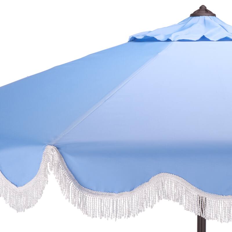 SAFAVIEH Outdoor Living Torsa 9ft Crank Umbrella