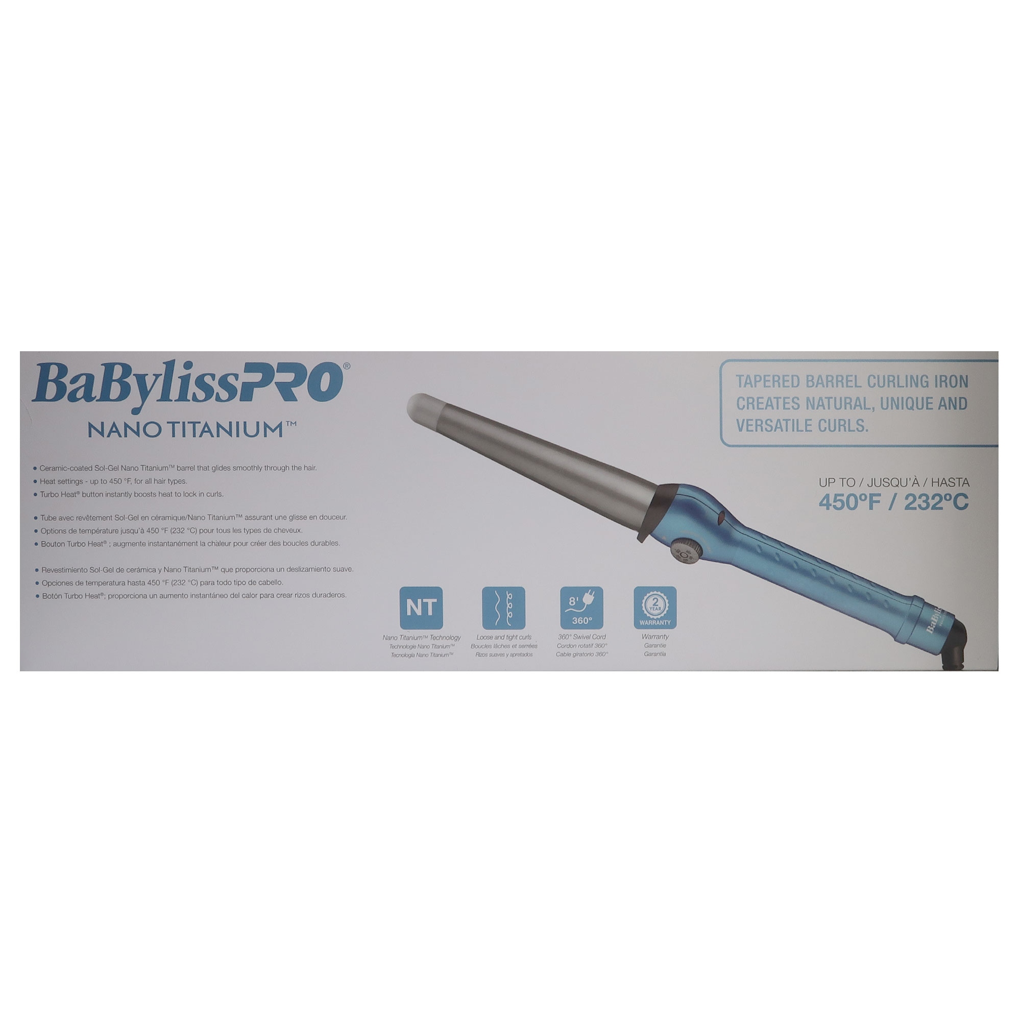 Babyliss pro nano titanium conicurl iron shop