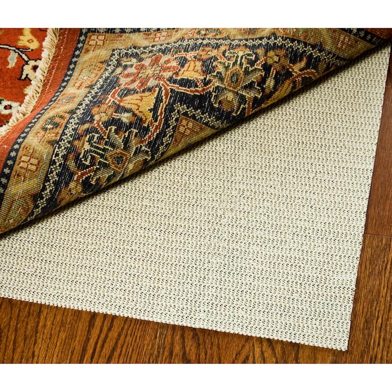 SAFAVIEH Ultra Rug Pad 1" Extra Thick with Open Weave Pattern - Slip Resistant & Trim-to-Fit - White