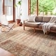 preview thumbnail 7 of 7, Alexander Home Luciano Distressed Brick Oriental Indoor/ Outdoor Rug