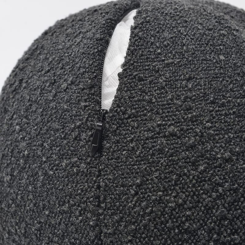 KINWELL Sherpa Boucle Detachable Sphere Decorative Throw Pillow
