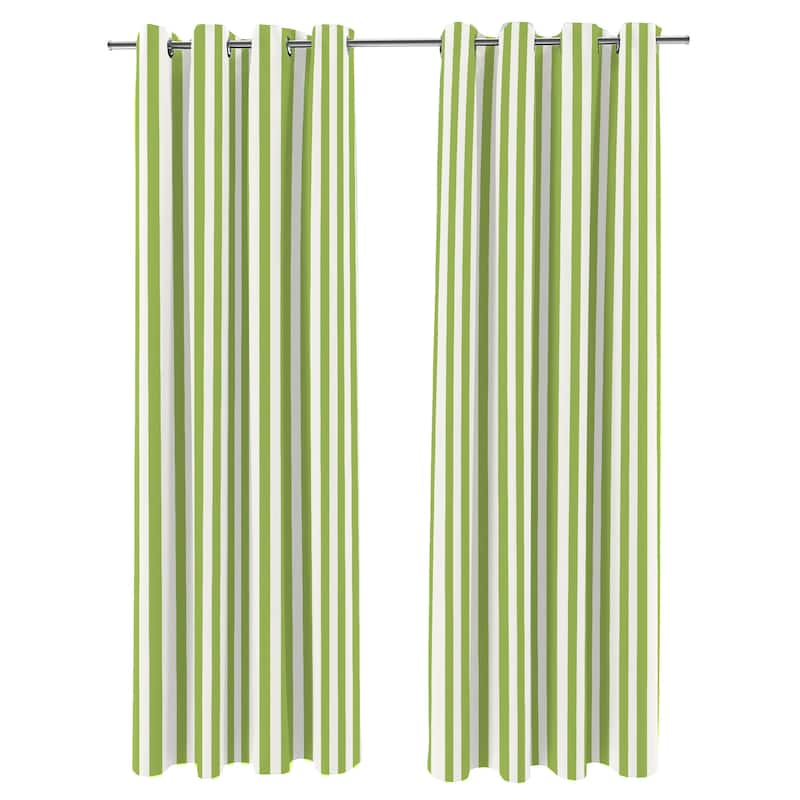 54" x 84" Grommet Semi-Sheer Outdoor Curtain Panel