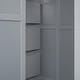 preview thumbnail 18 of 30, Full Size Bunk Bed with Wardrobe,Desk and Shelves