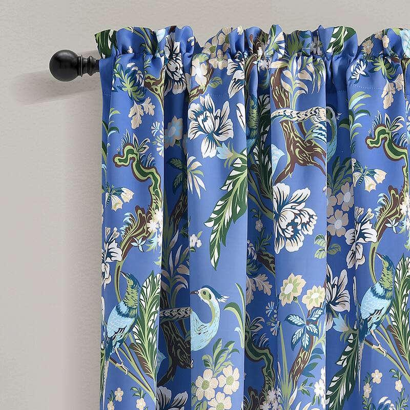 Lush Decor Dolores Room-darkening Floral Curtain Panel Pair