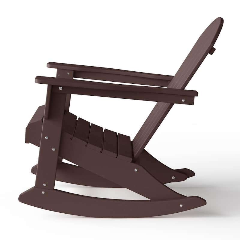 Polytrends Laguna Hdpe All Weather Outdoor Patio Rocking Chair
