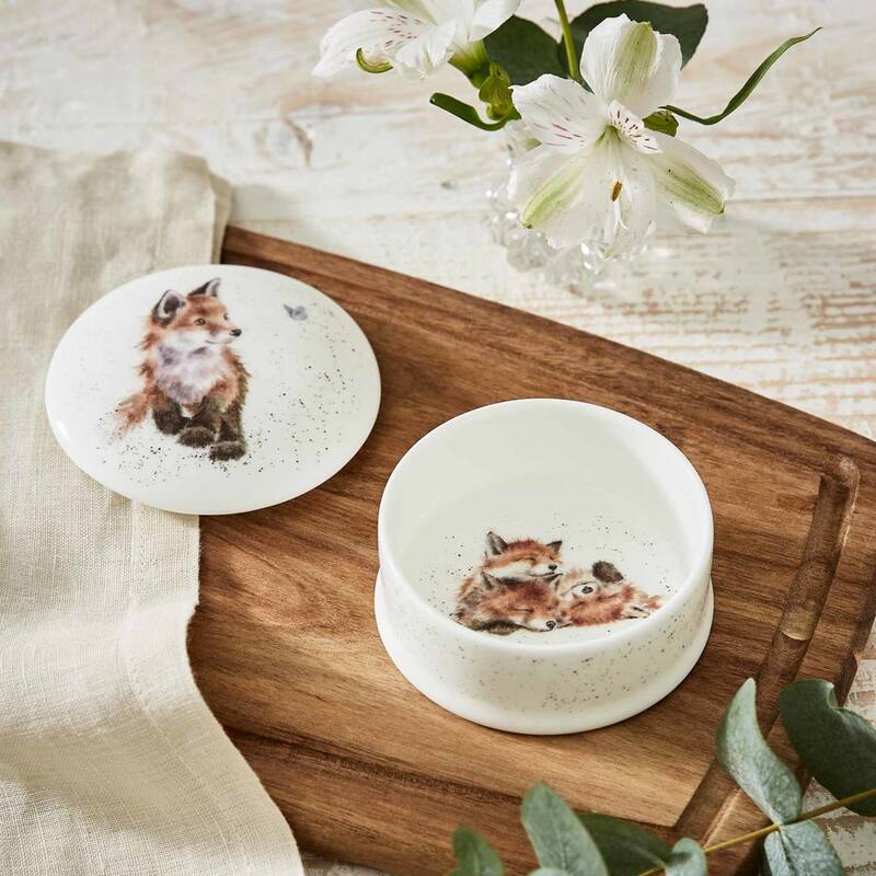 Royal Worcester Wrendale Designs Lidded Box - 3.9 inch