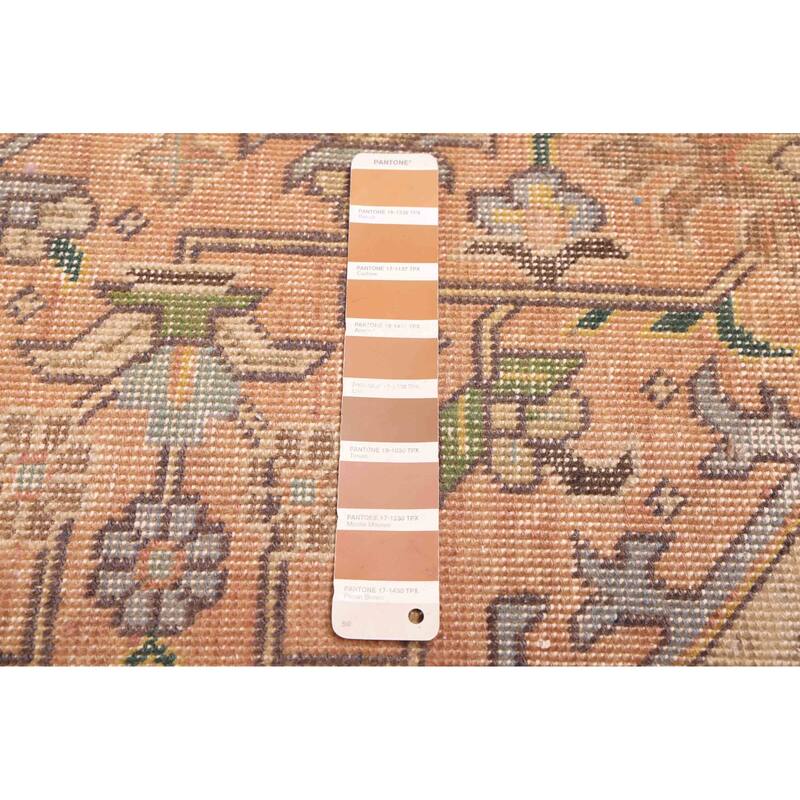 ECARPETGALLERY Hand-knotted Antalya Vintage Copper Wool Rug - 9'6 x 12'6