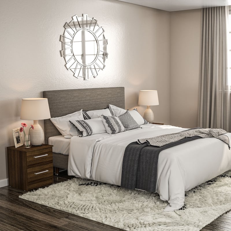 Polifurniture Juliette Modern 2 Drawer Nightstand