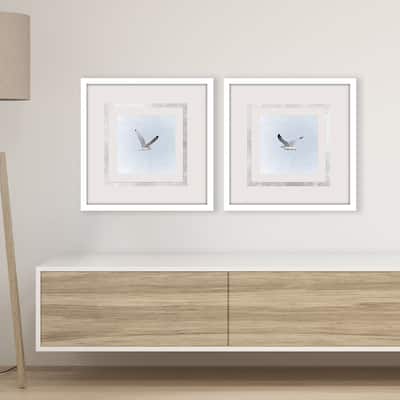 Paragon Modern Flight I Framed Art - Set of 2