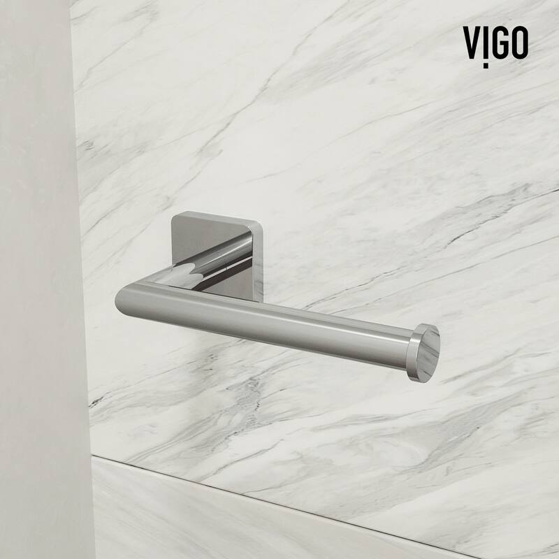 VIGO Satro 3-Piece Bathroom Hardware Accessory Set with 24 in. Towel Bar, Toilet Paper Holder, Hand Towel Holder