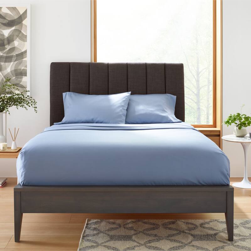 Clean Design Home x Martex 400 Thread Count Blue Sheet Set