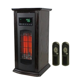 LifeSmart 1500W Portable 21" Electric Infrared Quartz Tower Space Heater, Indoor - 20.9