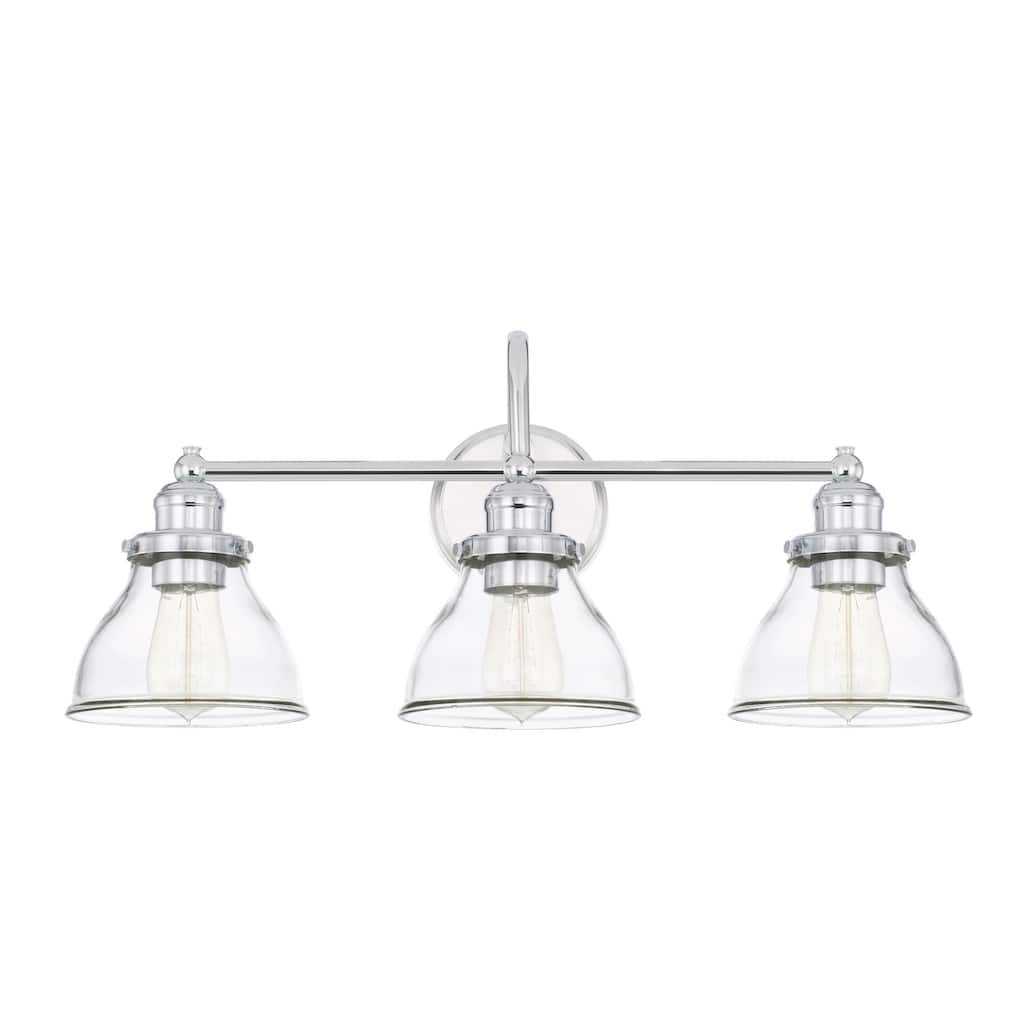 Baxter 24-inch 3-light Bath/ Vanity Fixture w/ Clear Glass