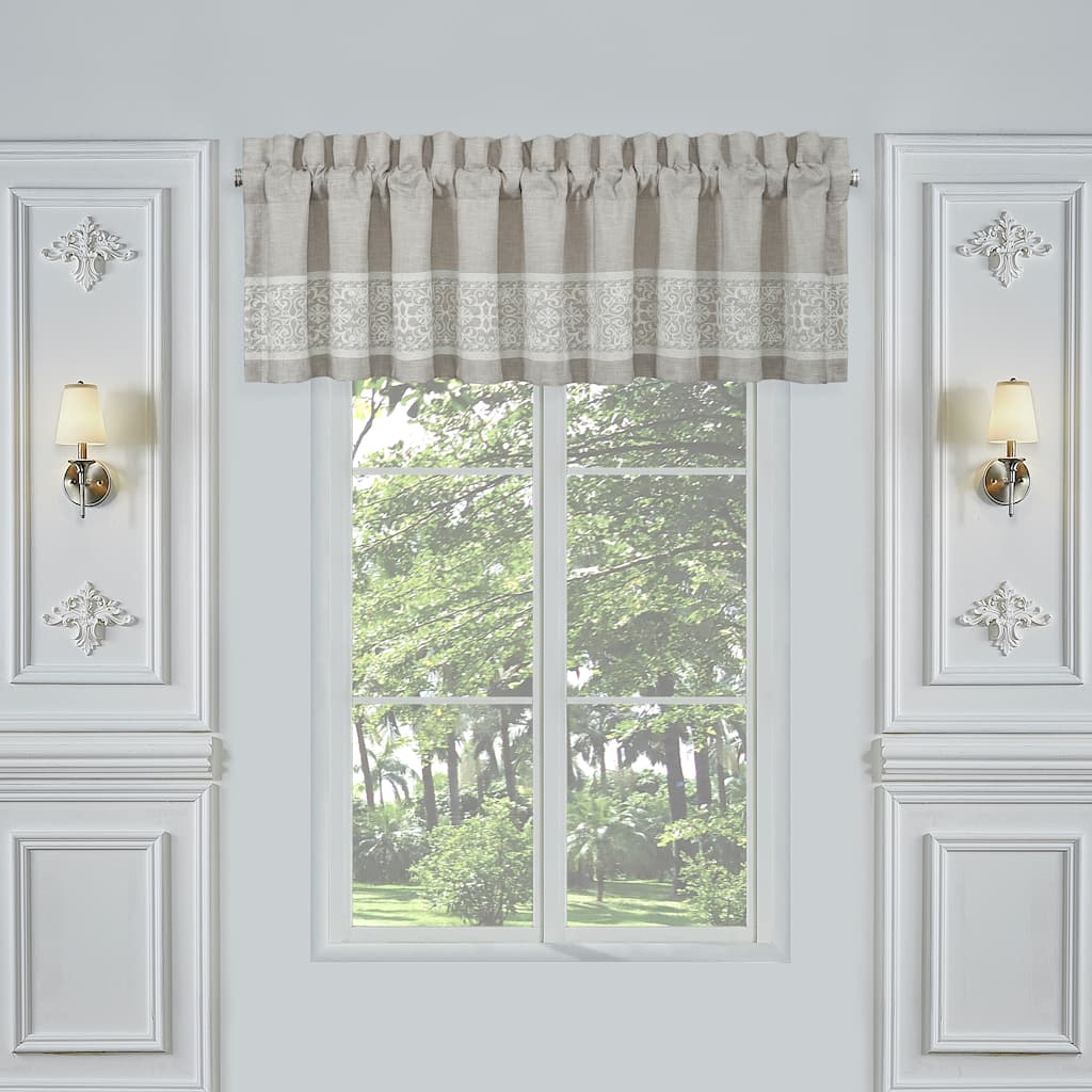 J. Queen New York Aimee Window Straight Valance