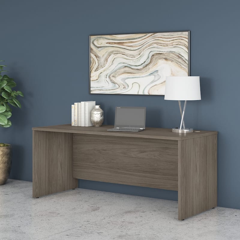Studio C 72W x 30D Office Desk by Bush Business Furniture - Modern Hickory