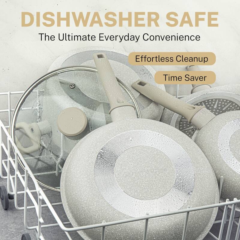 Granitestone Desert Cream 20 PC Nonstick Cookware and Bakeware Set