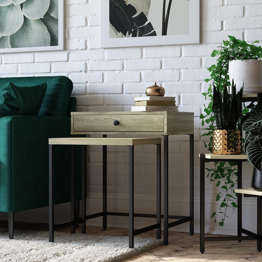 Ameriwood Home Cass Nesting Side Tables
