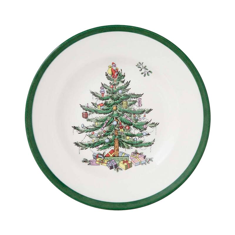 Spode Set of 4 Christmas Tree Plates