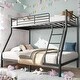 preview thumbnail 2 of 8, Twin Over Full Bunk Bed - Stable Metal Construction, No Box Spring Needed, for Kids and Families