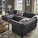 preview thumbnail 3 of 17, Knightsbridge Chesterfield U-Shape Sectional by iNSPIRE Q Artisan