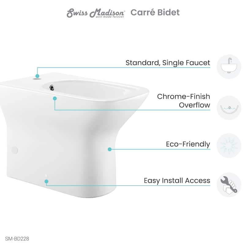 Swiss Madison Carre Bidet