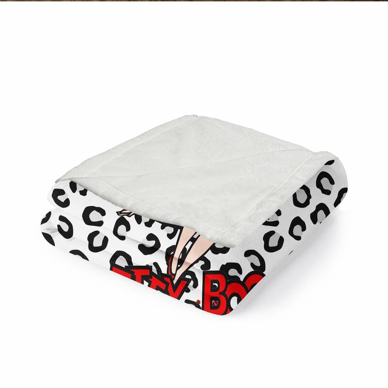 Betty Boop Super Soft Fleece Plush Throw Blanket for Couch Bed Sofa