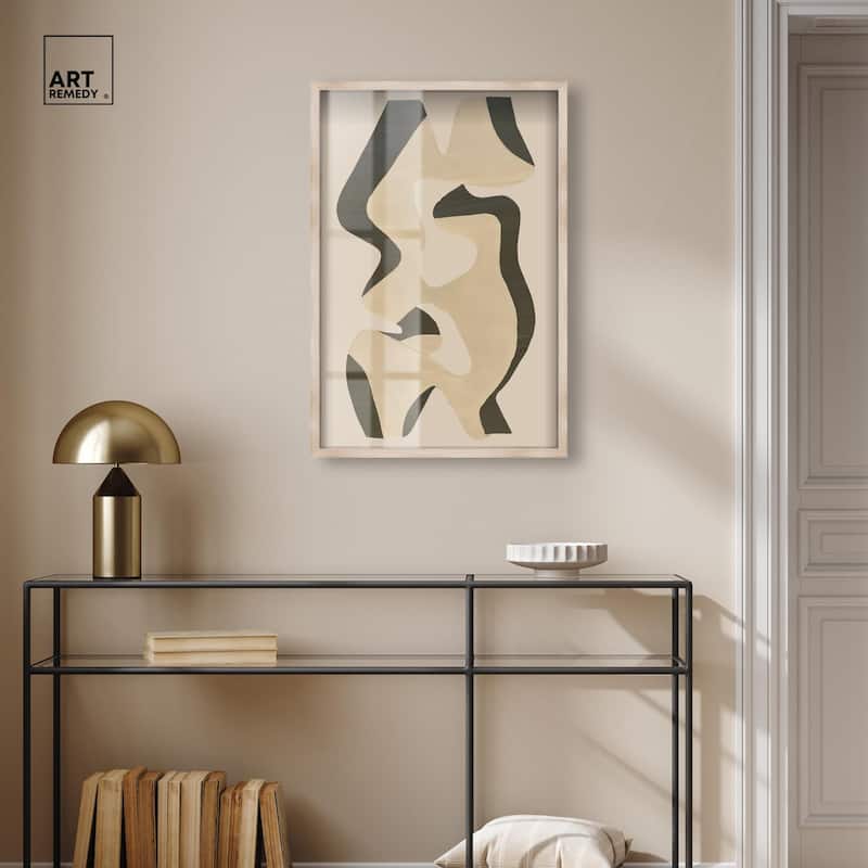 Shapes of Sage I Shadowbox by Art Remedy
