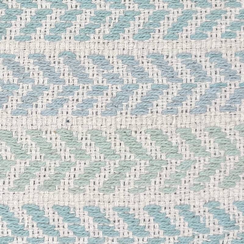 Aquila Set of 4 Coastal Chevron Cotton Throw Pillow Covers, 18" x 18", 4 PCS (Covers Only) by Sevita