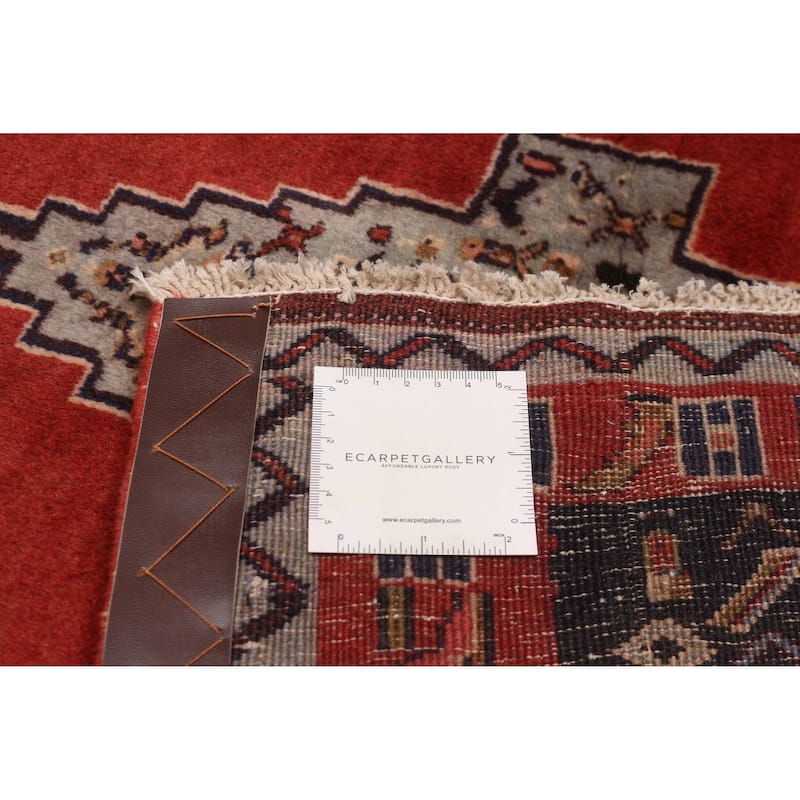 Kayseri Vintage Navy, Red Rug 4'1" x 4'7" - 4'1 x 4'7