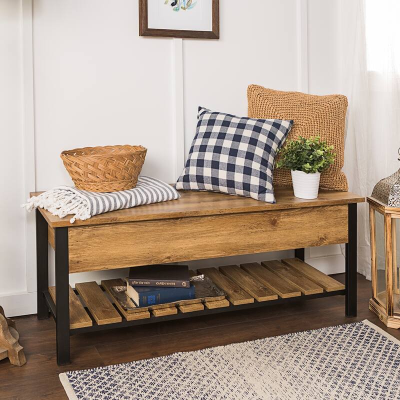 Middlebrook Paradise Hill Lift-top Storage Bench