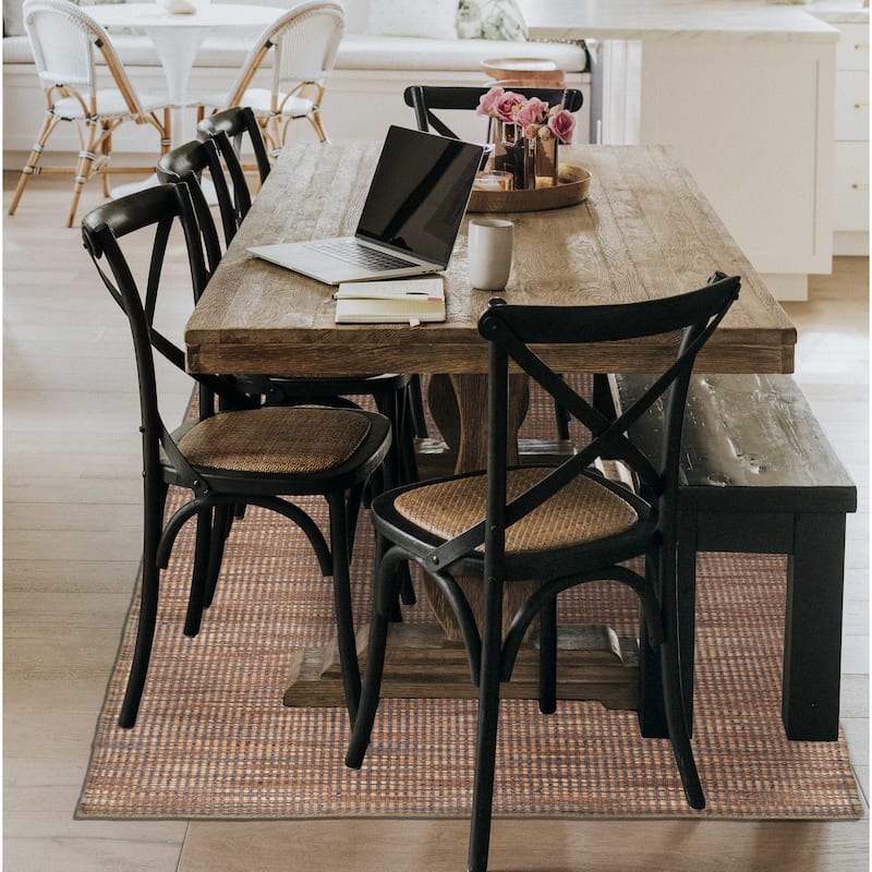 Sienna Brown Rug 4'10" x 7'10" - 4'10 x 7'10