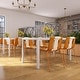 preview thumbnail 14 of 16, BNK Indoor/Outdoor PP Plastic Chairs With Sturdy Metal Legs (Set of 4)