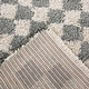preview thumbnail 42 of 57, Covey Plush Checkered Thick Shag Area Rug