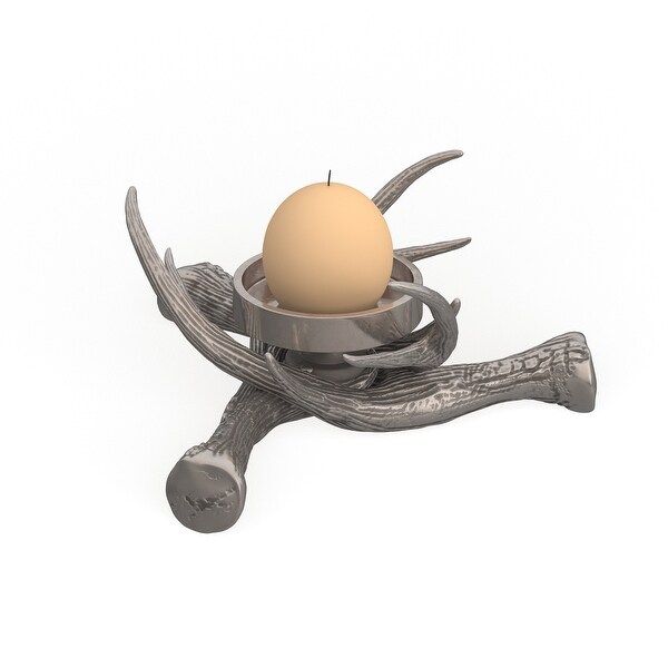 Carbon Loft Shaw Decorative Aluminum Antler Candle Holder. Opens flyout.